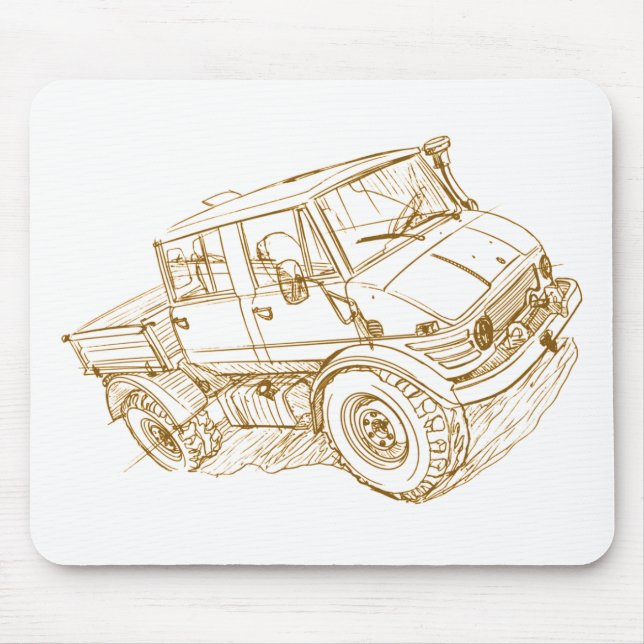 Tapis De Souris Unimog 421 Doka (Devant)