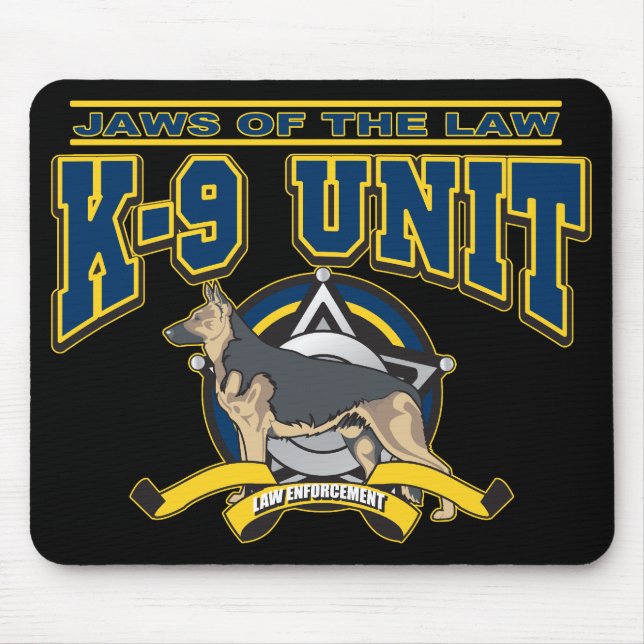 Tapis De Souris Unité de la police K-9 (Devant)