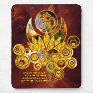 Tapis De Souris Univers de l'INCANTATION de l'OM Lotus et du