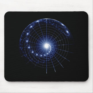Tapis De Souris Univers en spirale, diagramme en étoile imaginaire