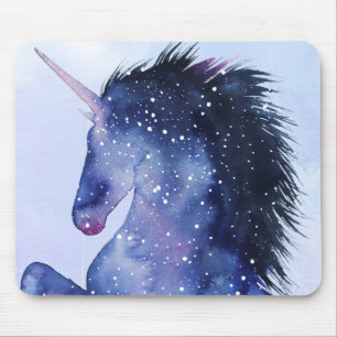 Tapis De Souris Univers Unicorne - Cosmique