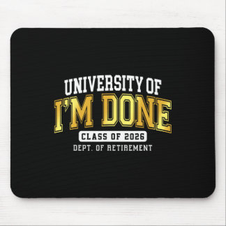 Tapis De Souris Université de J'en Ai Terminé Cl 2026 Enseignant R