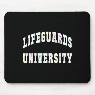 Tapis De Souris Université drôle de sauveteurs Voyage de plage Nag