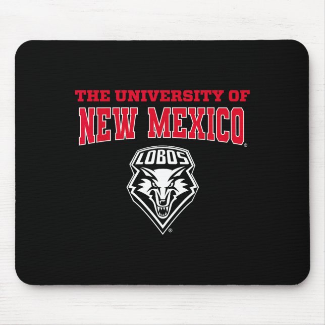 Tapis De Souris Université du Nouveau-Mexique Unm Lobos Ncaa Unm&# (Devant)