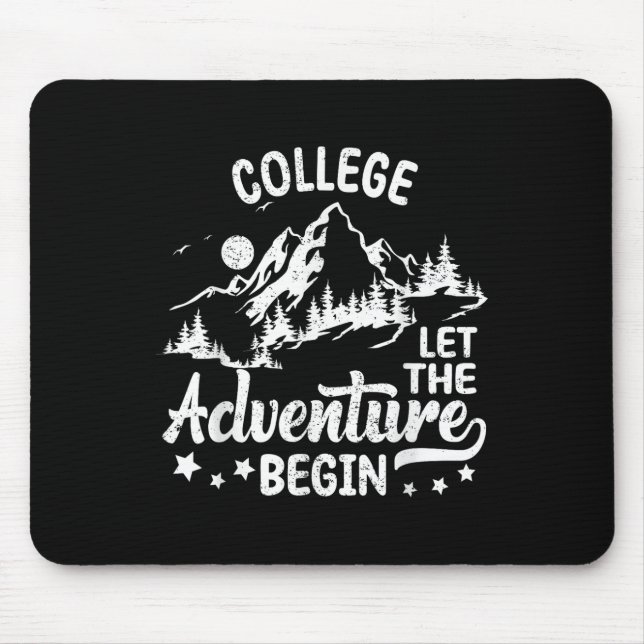 Tapis De Souris Université, que l'aventure commence, retour à l'éc (Devant)