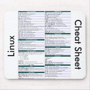 Tapis De Souris Unix/aide-mémoire commande de Linux