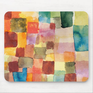 Tapis De Souris Untitled abstract water color squares - Paul Klee
