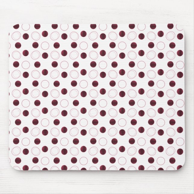 Tapis De Souris Uptown Bliss Mousepad, Bourgogne (Devant)