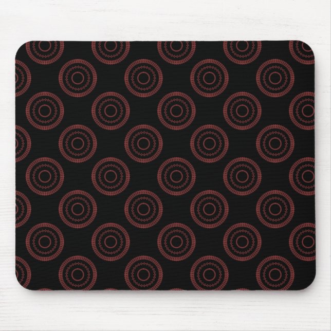 Tapis De Souris Uptown Posh Mousepad, Crimson (Devant)