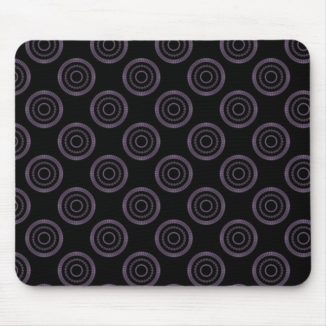 Tapis De Souris Uptown Posh Mousepad, Eggplant (Devant)