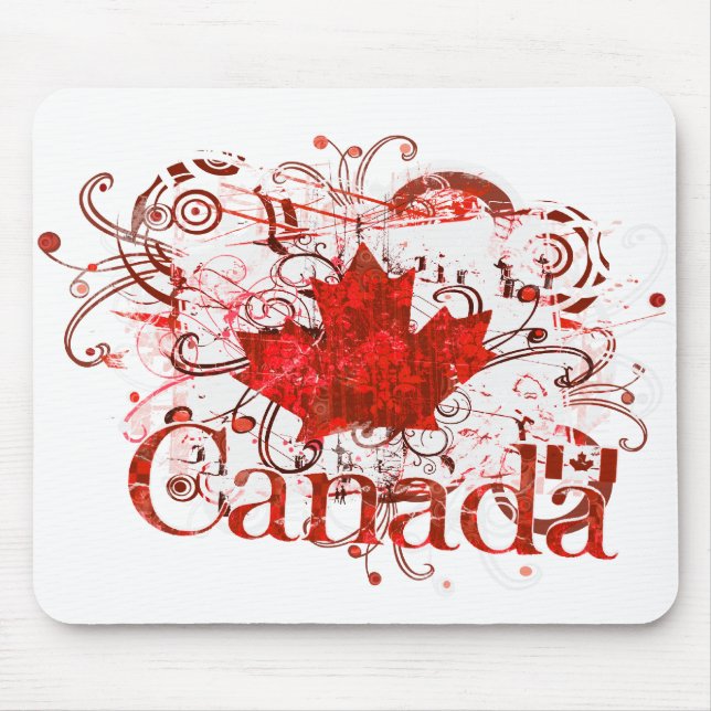Tapis De Souris Urbain sale de jour du Canada (Devant)