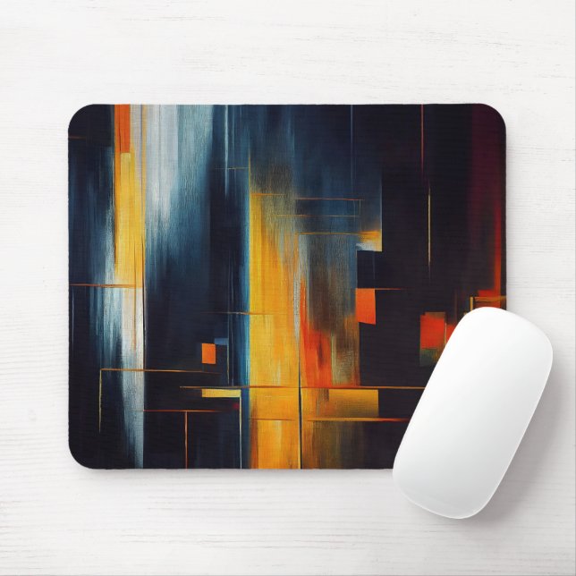 Tapis De Souris Urban Lights Abstract Geometry (Avec souris)