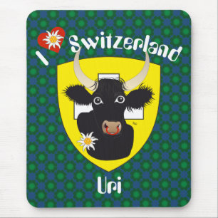 Tapis De Souris Uri Suisse Svizzera Svizra Mousepad