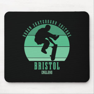Tapis De Souris Urne de skateboardeur de Bristol Angleterre Skateb