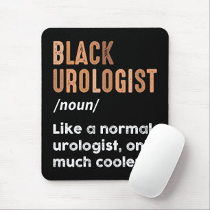 Tapis De Souris Urologue Noir Définition Drôle de Médecin en Urolo