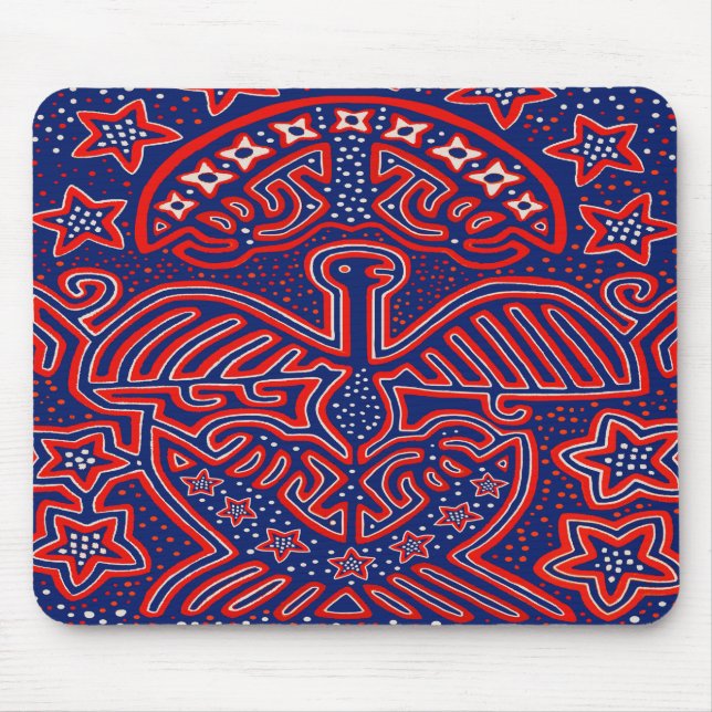 Tapis De Souris USA Eagle Democratic Patriot (Devant)