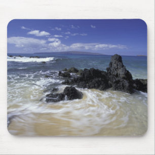 Tapis De Souris USA, Hawaï, Maui, Maui, Makena Beach, Surf sur