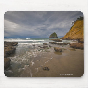 Tapis De Souris USA, Oregon, Tillmook County, Plage avec