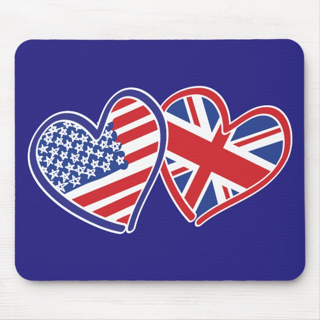 Tapis De Souris USA—Royaume-Uni (Devant)