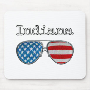 TAPIS DE SOURIS USA VERRES PILOTES INDIANA