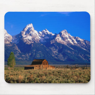 Tapis De Souris USA, Wyoming, Grand Teton National Park, matin