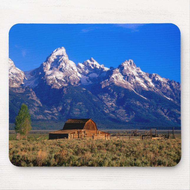 Tapis De Souris USA, Wyoming, Grand Teton National Park, matin (Devant)