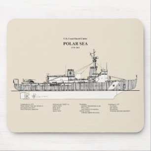 Tapis De Souris USCG Cutter Polar Sea wagb-11 - SBD