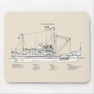 Tapis De Souris USCG Tender Fir wlm-212 - SBD