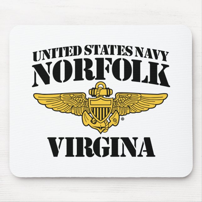 Tapis De Souris USN Norfolk Virgina Mousepad (Devant)