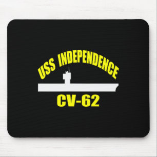 Tapis De Souris Uss Independence Cv-62 Porte-Aéronefs Pères Da