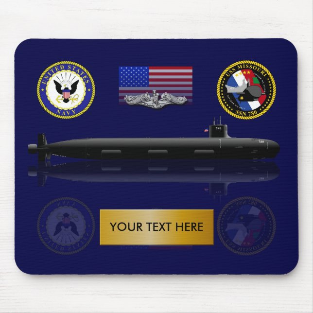 Tapis De Souris USS Missouri Mousepad (Devant)