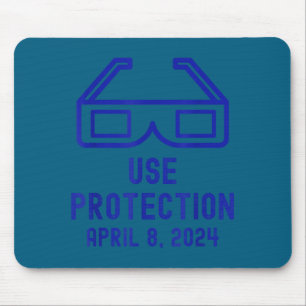 Tapis De Souris Utiliser la protection éclipse solaire Usa Illustr