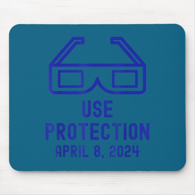 Tapis De Souris Utiliser la protection éclipse solaire Usa Illustr (Devant)