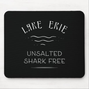 Tapis De Souris Vacances de pêche au lac Érié sans requin non salé
