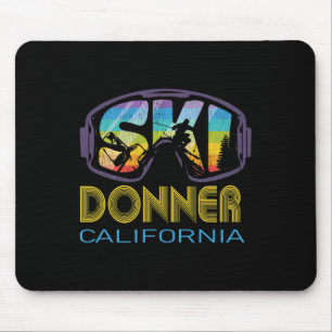 Tapis De Souris Vacances de ski à Ski Donner Californie