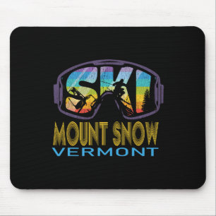 Tapis De Souris Vacances de ski à Ski Mount Snow Vermont