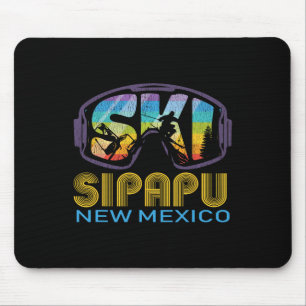 Tapis De Souris Vacances de ski à Ski Sipapu Nouveau-Mexique 