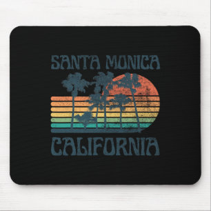 Tapis De Souris Vacances d'été à la plage de Santa Monica Californ