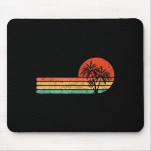 Tapis De Souris Vacances d'été vintage Hommes Femmes Rétro Plage P