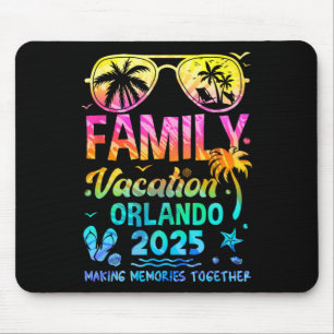 Tapis De Souris Vacances en famille 2025 Orlando Matching Memories