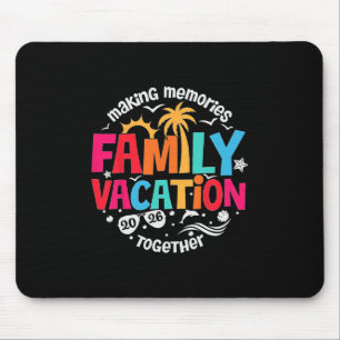 Tapis De Souris Vacances en famille 2026 Plage Tenue de famille as
