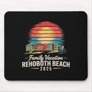 Tapis De Souris Vacances en famille Rehoboth Beach 2025 Famille cô