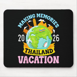 Tapis De Souris Vacances en Thaïlande 2026 Voyage Créer des Souven
