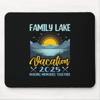 Tapis De Souris Vacances familiales au lac 2025 Camping Randonnée