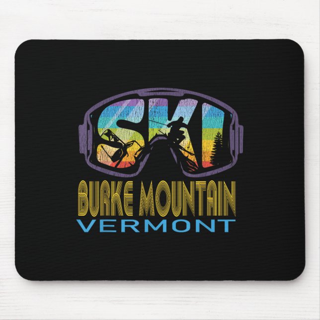 Tapis De Souris Vacances ski Burke Mountain Vermont (Devant)
