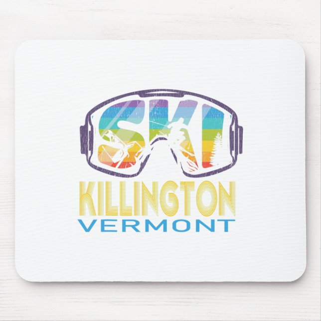 Tapis De Souris Vacances ski Killington Vermont (Devant)