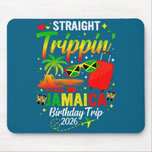 Tapis De Souris Vacances tout droit à la Jamaïque 2026 Anniversair