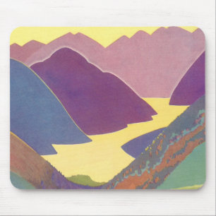 Tapis De Souris Vacances vintages en famille, Pique-nique dans les