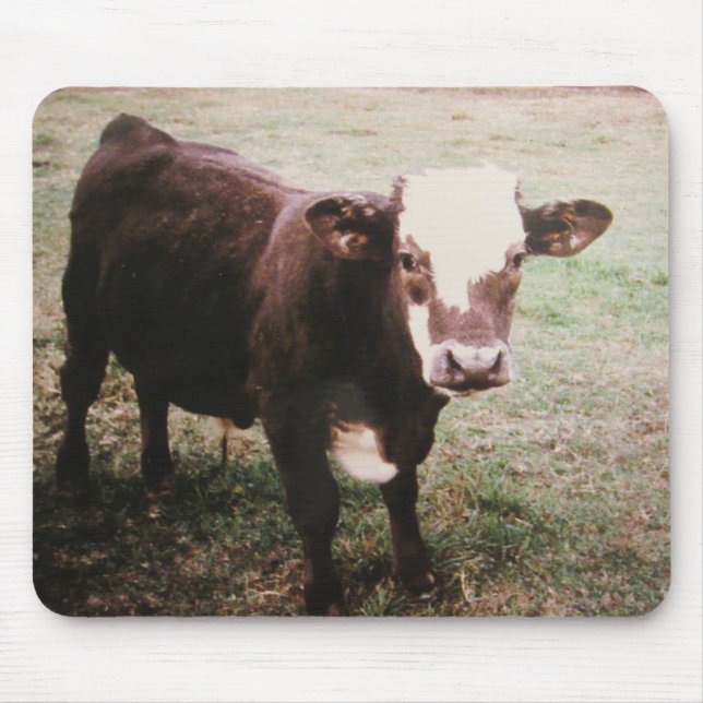 Tapis De Souris Vache crème brune (Devant)