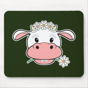 Tapis De Souris Vache de dessin animé mignonne   Souris de ferme K